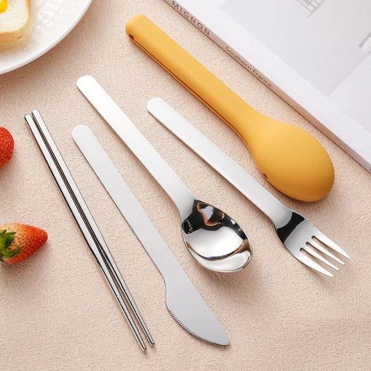 Adaptive Cutlery Set — Bulky Silicone Handles