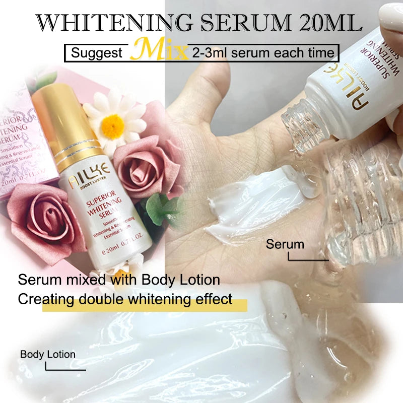 AILKE Vitamin C & Glutathione Brightening Body Care Set