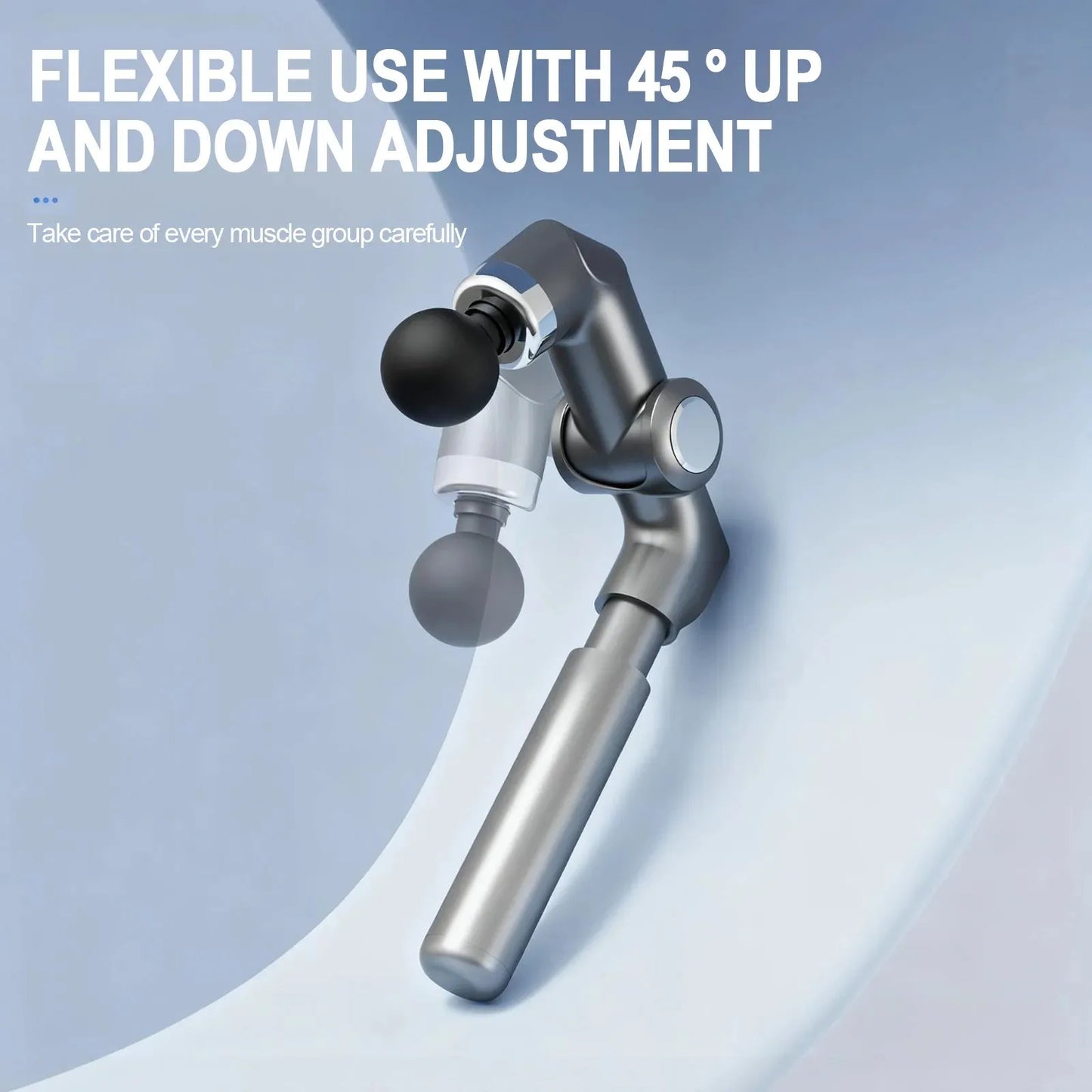 Handheld Percussion Massager — Gentle Mode (USB-C)
