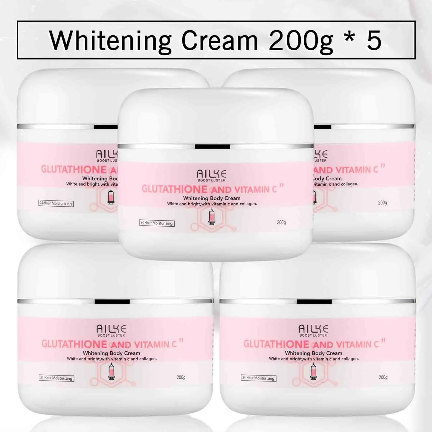 AILKE Vitamin C & Glutathione Brightening Body Care Set