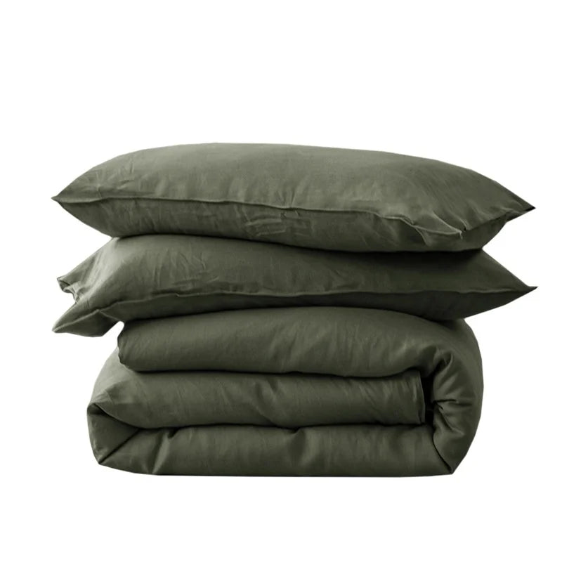Luxury Bamboo Lyocell Cooling Duvet Cover Set – 3PC Bedding Set