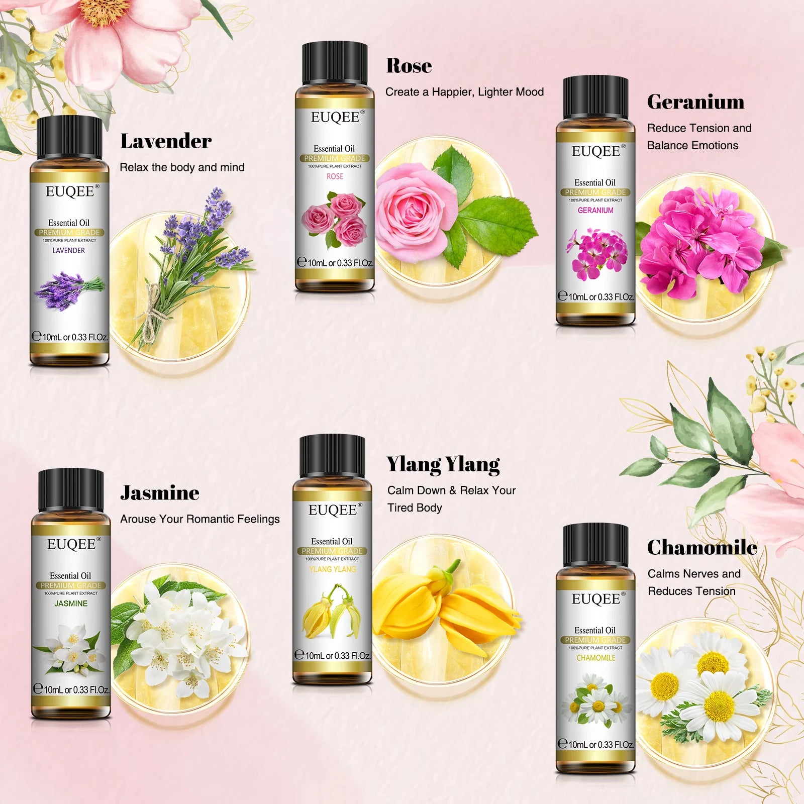 Lavender & Chamomile Essential Oil Set
