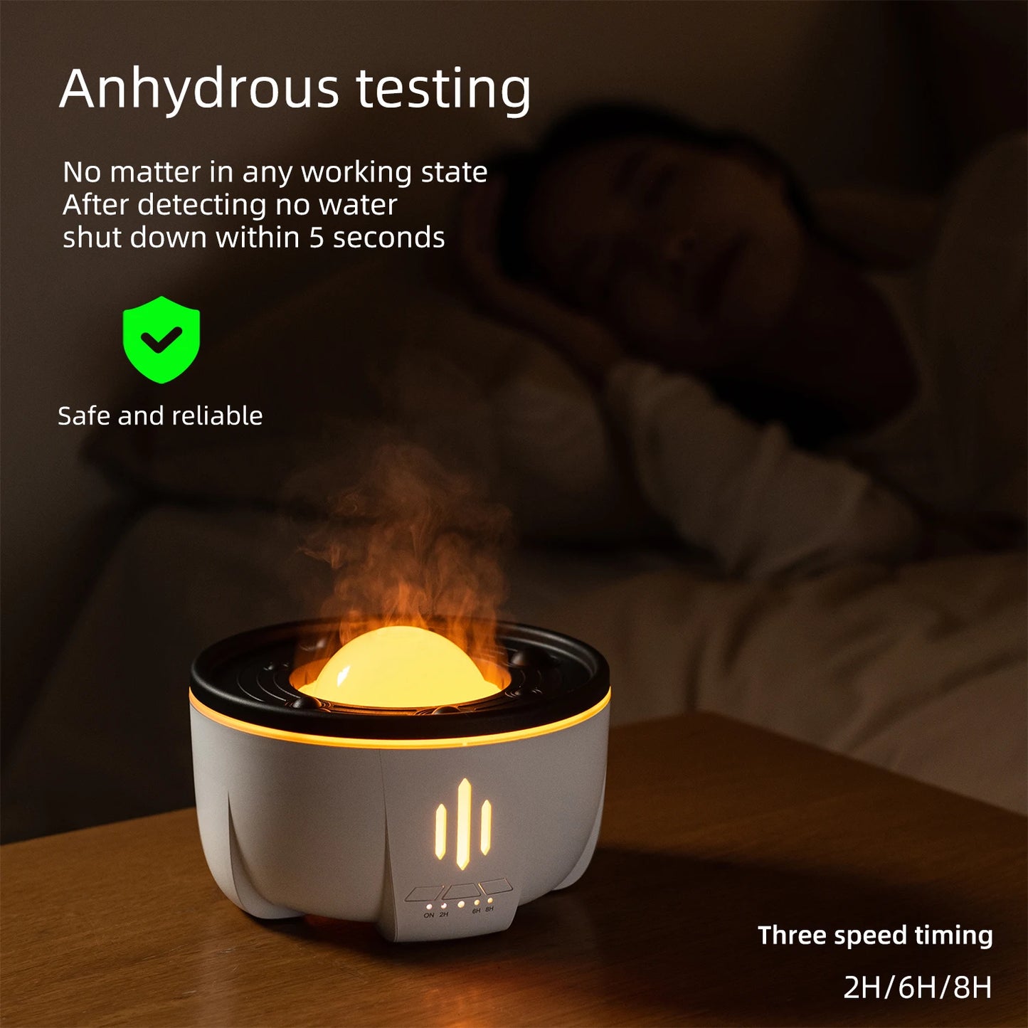 Ultrasonic Aromatherapy Diffuser — Quiet Mode (230V UK)