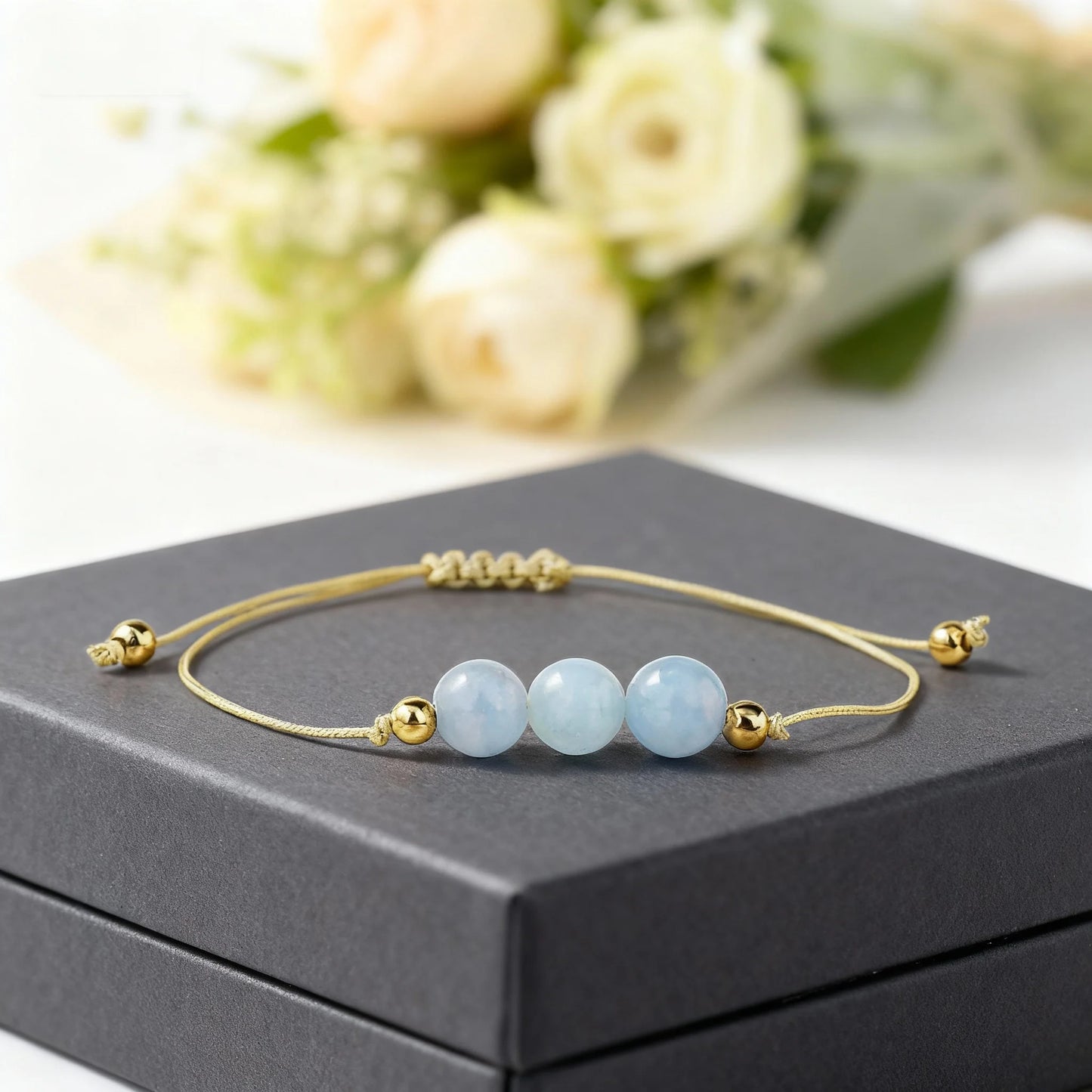Gemstone Memory Bracelet — Rose Quartz & Rhodochrosite
