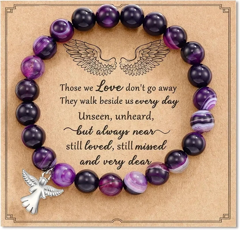 Gemstone Memory Bracelet