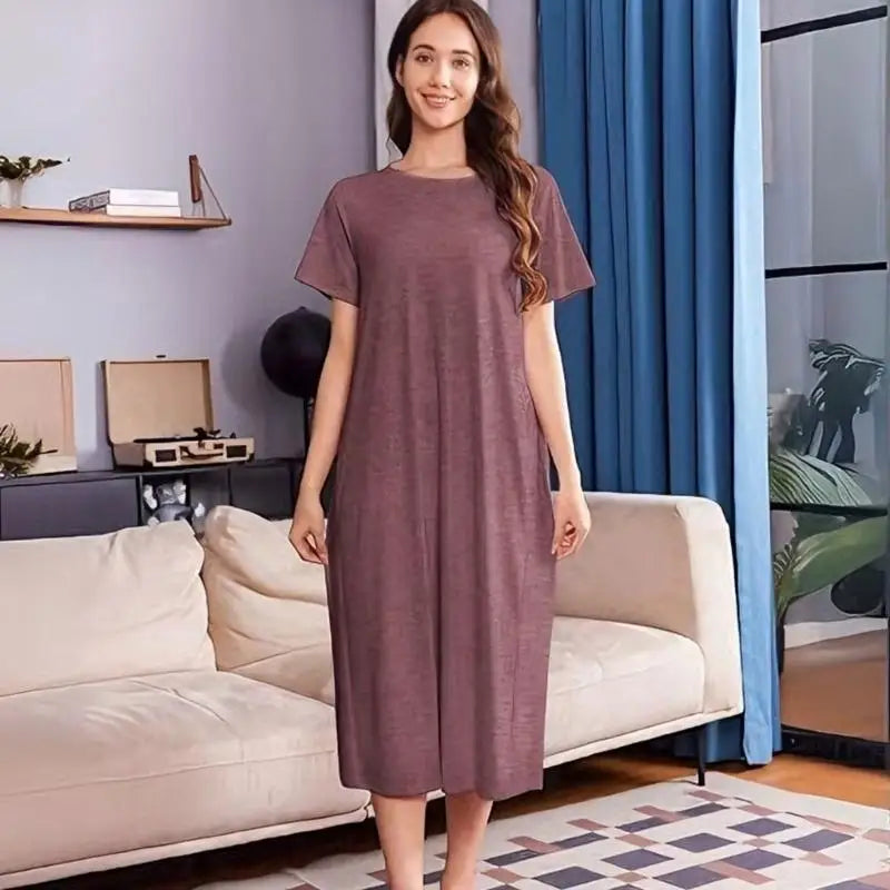 Adaptive Open-Back Comfort Robe
