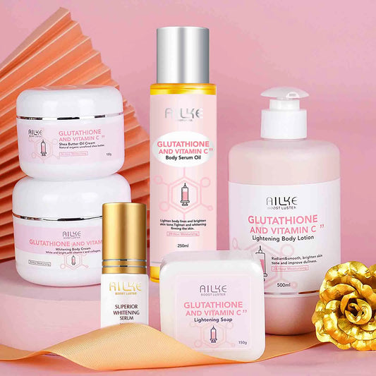 AILKE Vitamin C & Glutathione Brightening Body Care Set
