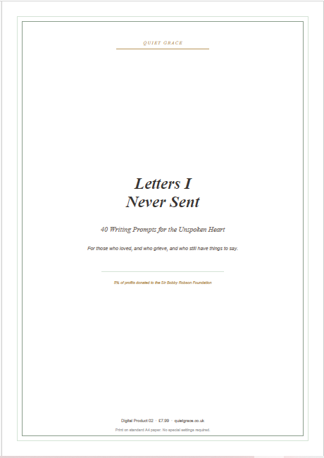 Letters I Never Sent — Writing Prompts (Digital Download)