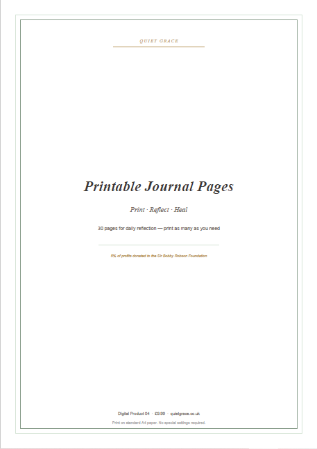 Printable Daily Reflection Pages (Digital Download)